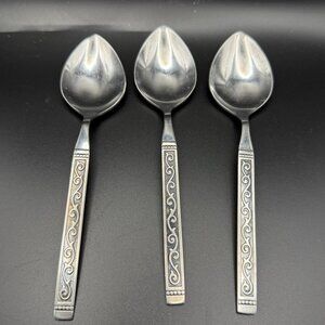 Oneida Spanish Court Stainless Steel Tablespoons Set Of 3